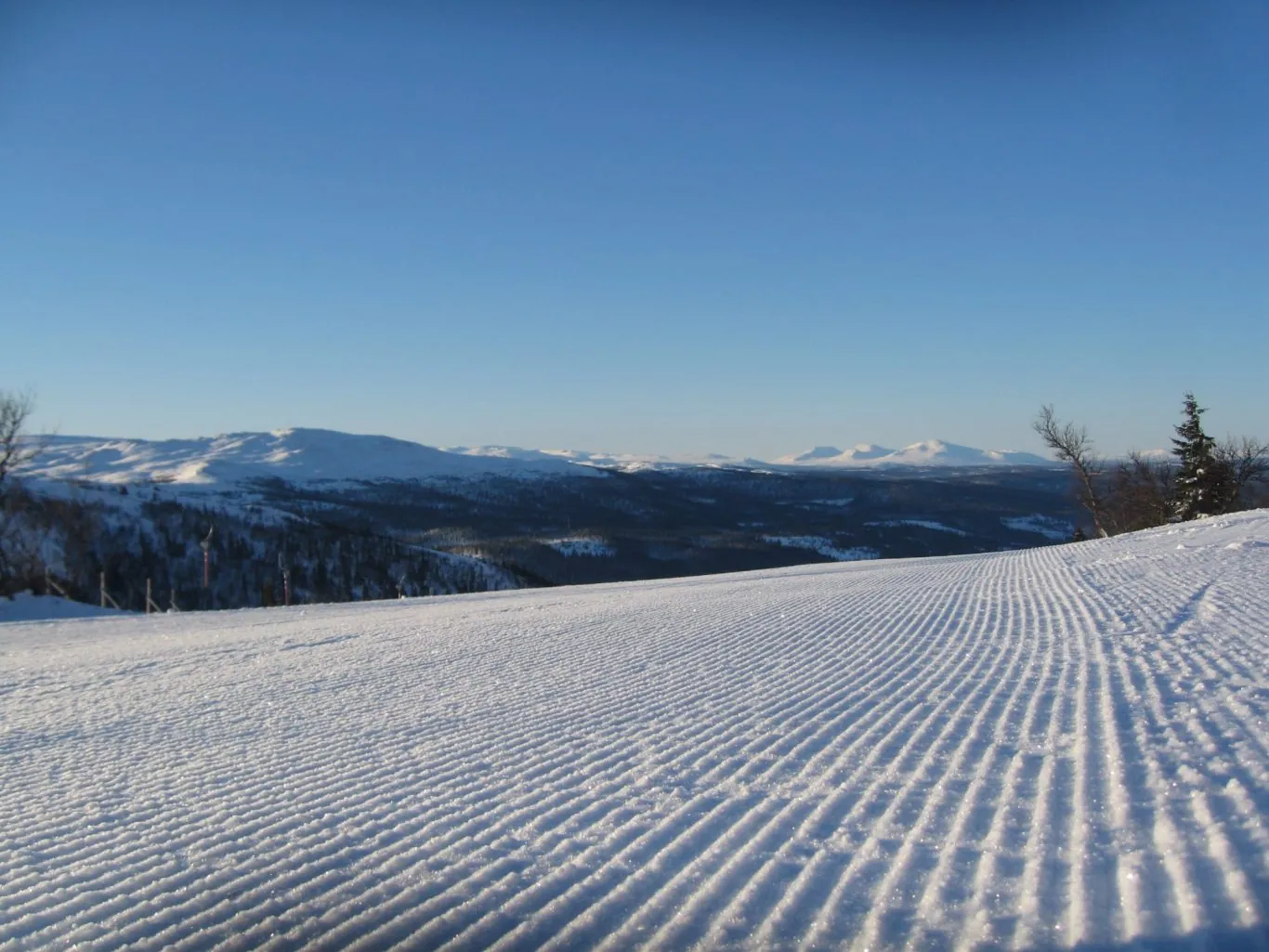 Manchestersnö i Åre