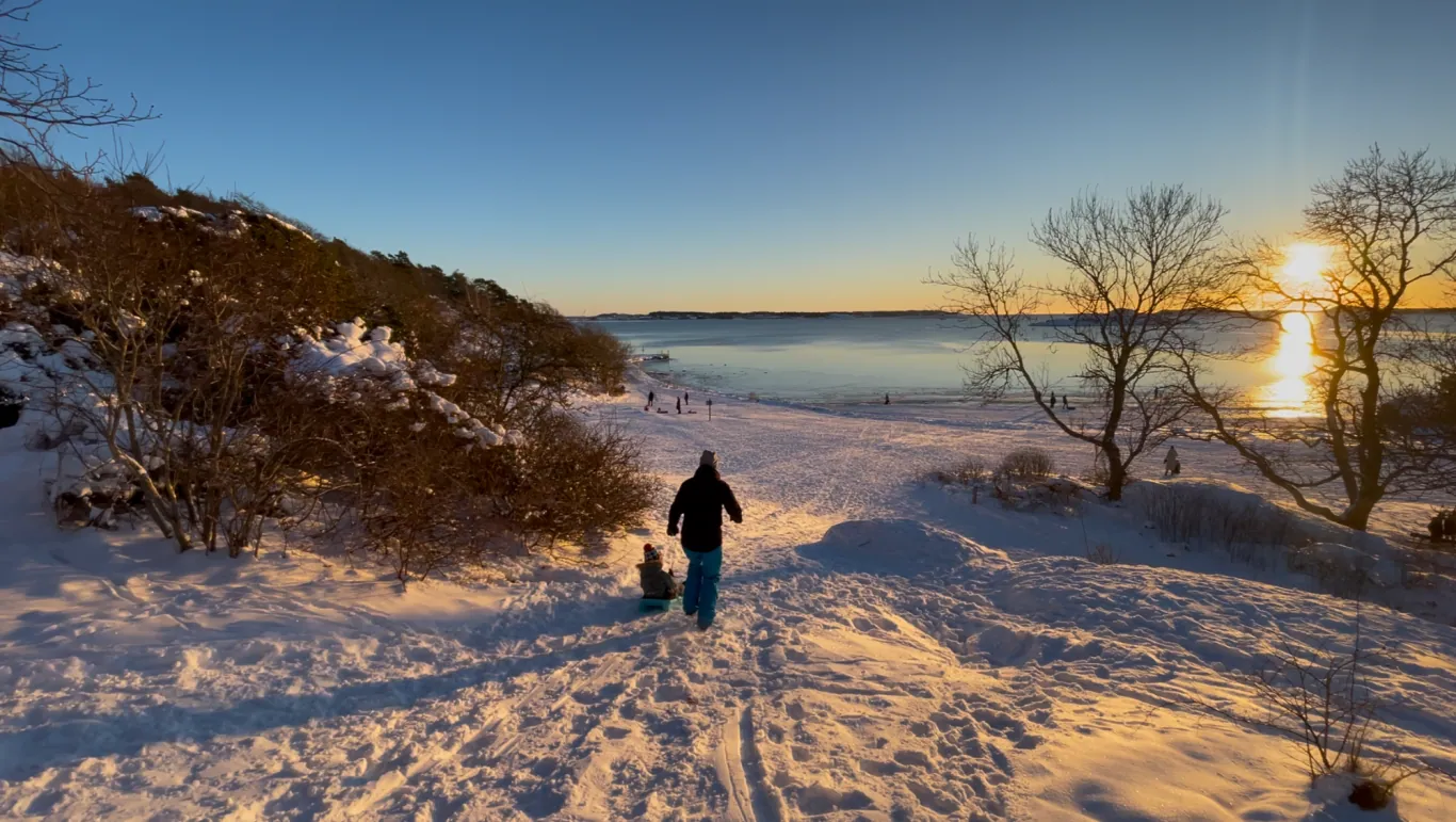 Sledding på Tjolöholm