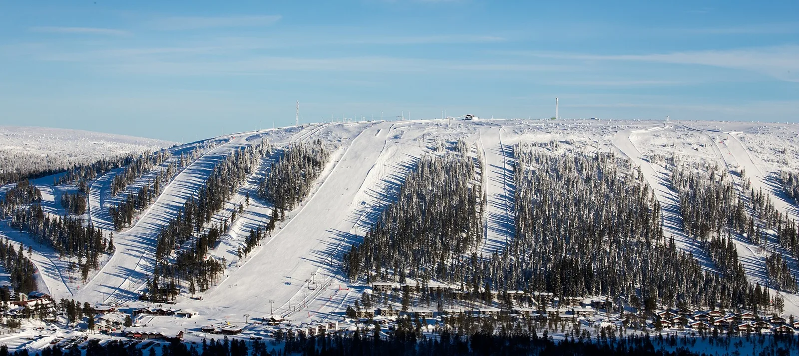 Tandådalens backar i Sälen sedda från Hundfjället