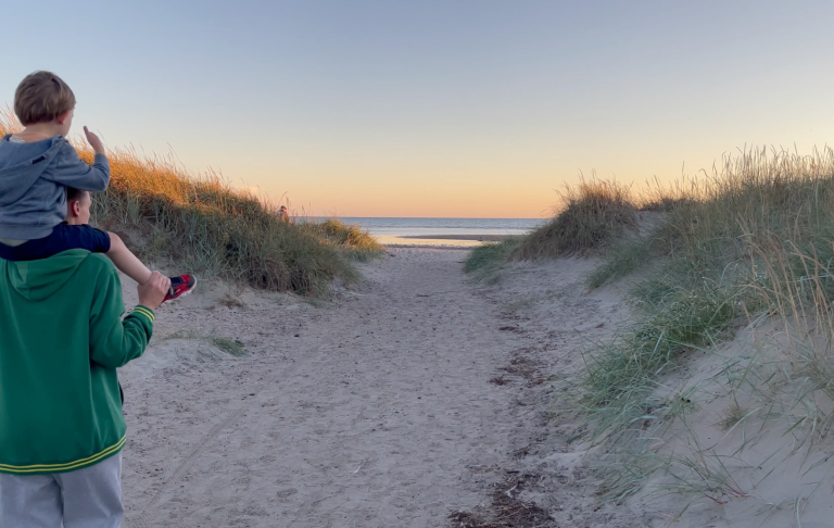 Militärflygplan inuti en hangar, med en tekniker som arbetar vid flygkroppen.