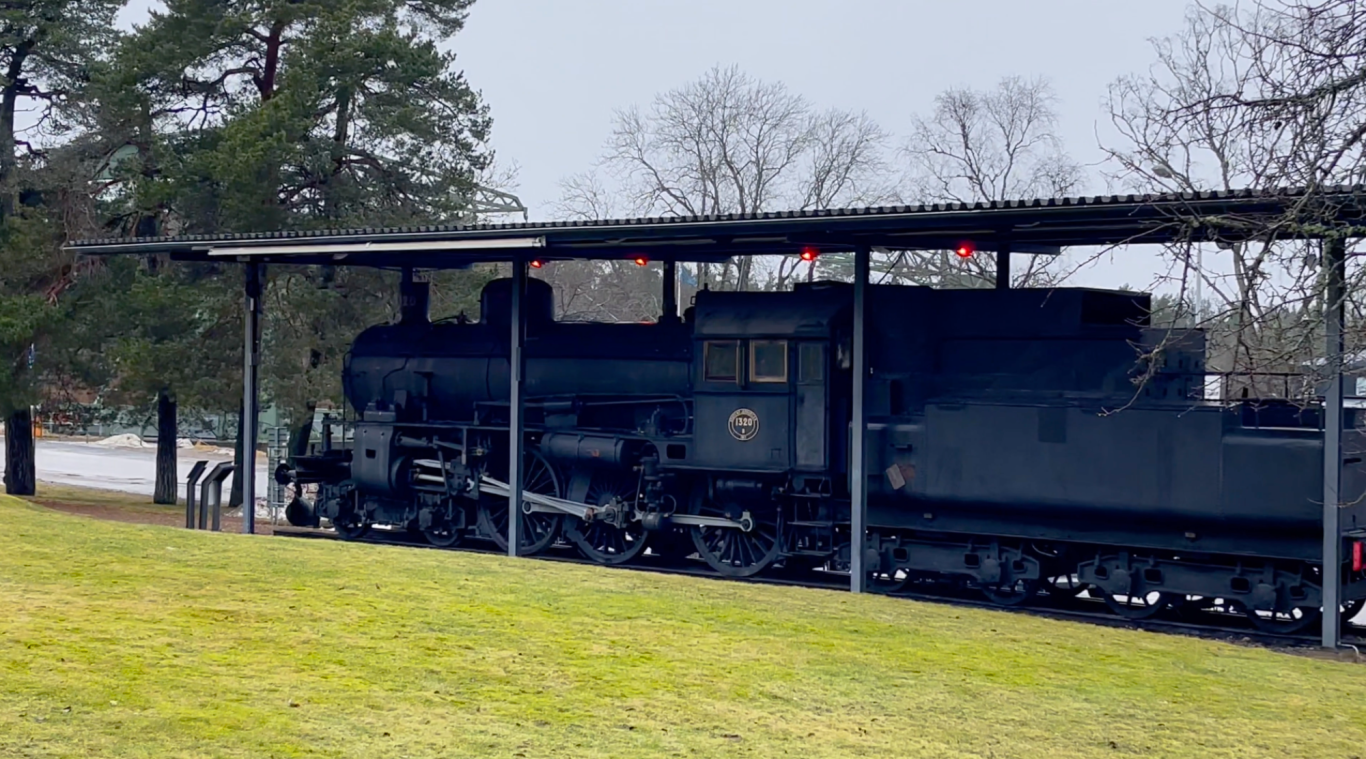 Tåget på innovatumområdet