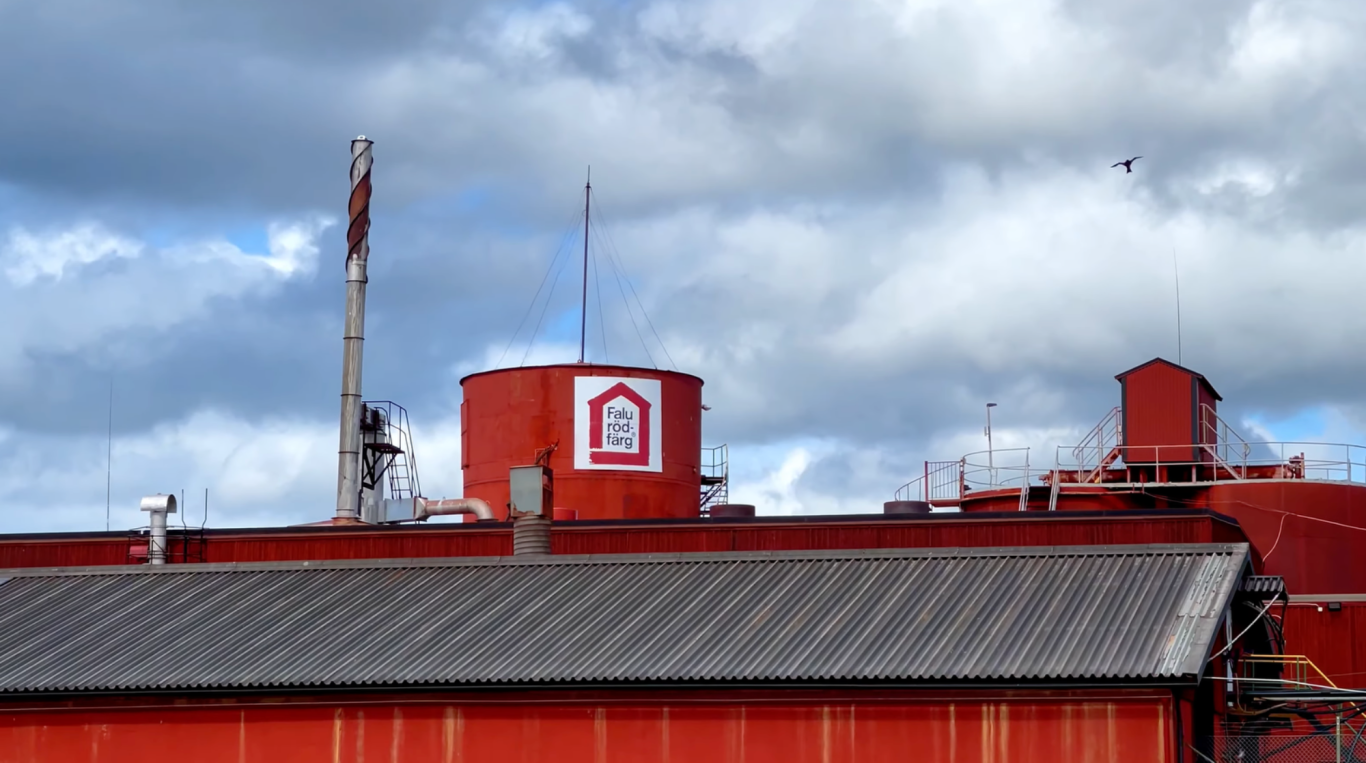 Falu rödfärgs fabrik